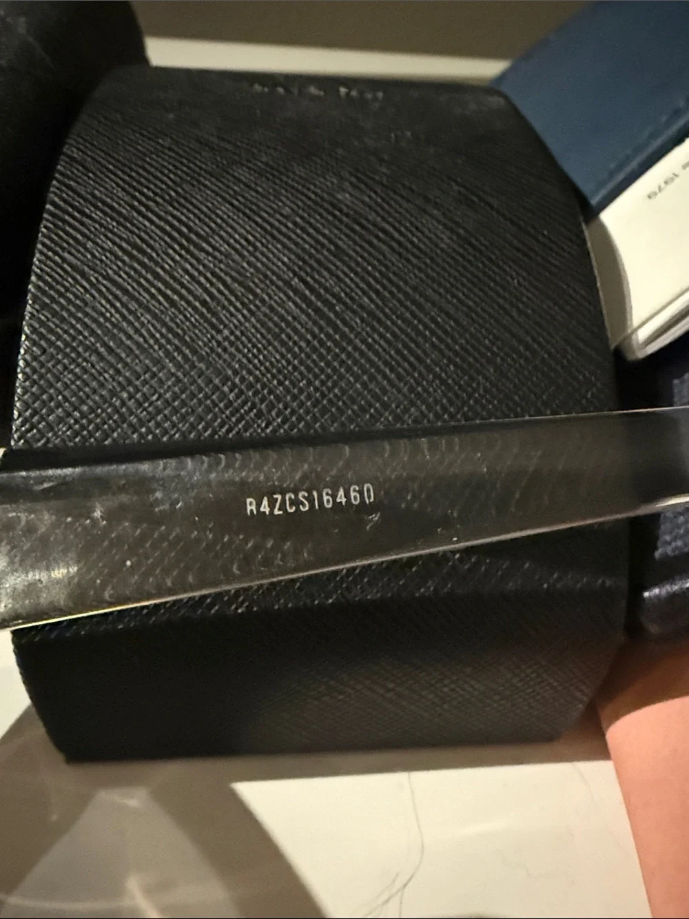 Saint Laurent Transparent Frame Sunglasses with Black Lenses